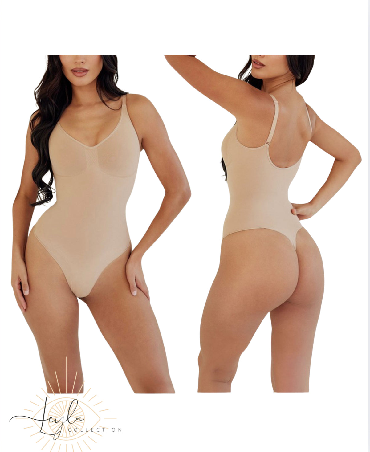 UNLINED PLUNGE THONG BODYSUIT