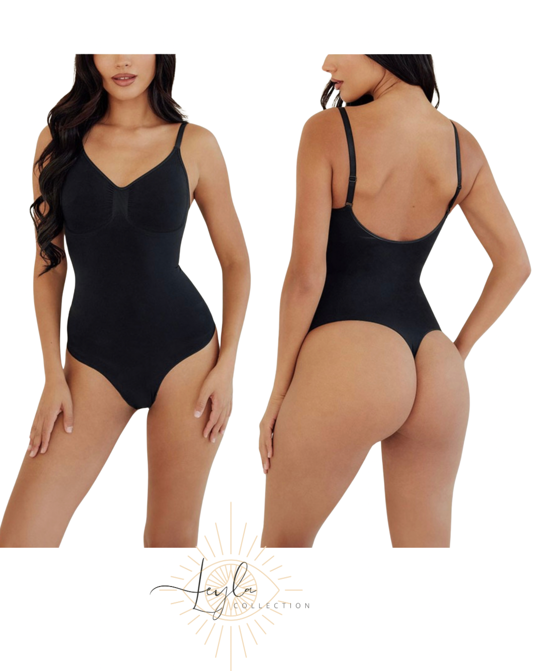UNLINED PLUNGE THONG BODYSUIT